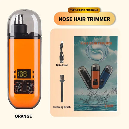 Heinast 2in1 Ear Nose Eyebrow Trimmer for Men Portable by zapcart