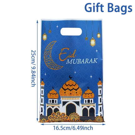 FENGRISECN Eid Mubarak Candy Bags Muslim Ramadan Gift Pack by zapcart
