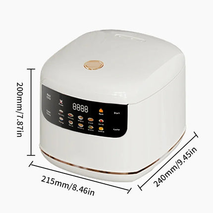MultiCooker Electric Rice Cooker 110V 220V Non-Stick Pot 1-3 People Mini Cooking Machine Steamed Smart Rice Cooker Kitchen 2L by zapcart