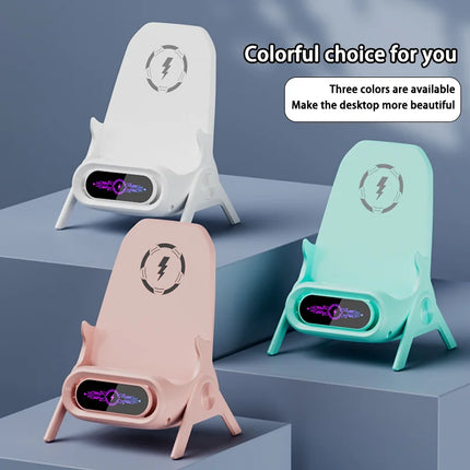 CQJT Cordless Charger Desk Phone Stand 3in1 Fast Charger by zapcart