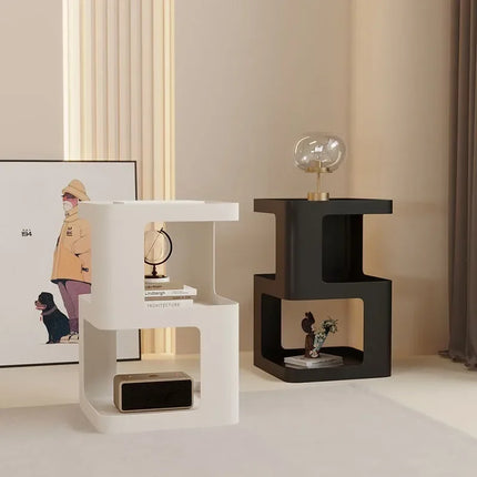 small bedside cabinet, luxurious and simple modern coffee table, a few sides, Nordic creative living room, a few corners. by zapcart