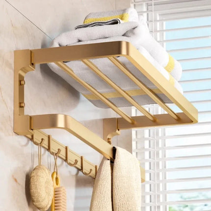 Contemporary Bathroom Set Accessories Towel Rack Toothbrush Holder Toilet Paper Holder Set Bagno Accessori Household Items by zapcart