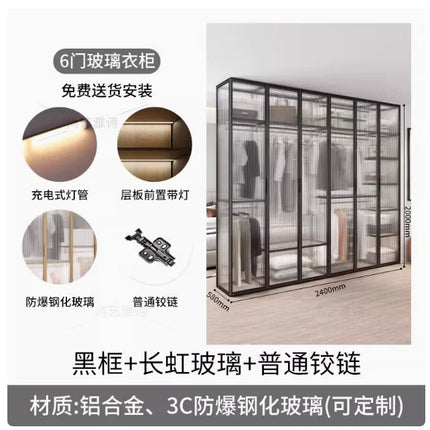 Living Room Bedroom Closet Storage Clothes Cupboard System Wardrobe Display Modern Minimalist Guarda Roupa Trendy Furniture by zapcart