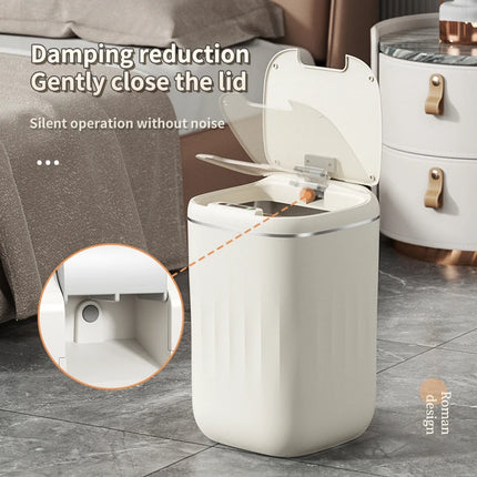 24L Smart Sensor Trash Can Bathroom Electronic Garbage Bucket Automatic Intelligent Sensor Dustbin For kitchen Toilet Wastebaske by zapcart