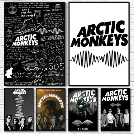 1PC Arctic Monkeys Band Music Album Poster Poster Paper Print Home Living Room Bedroom Entrance Bar Cafe Art Painting Decoration by zapcart