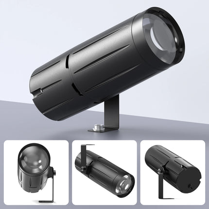 Somspot White LED Pinspot Lights 4 Pack For DJ Bar Club by zapcart