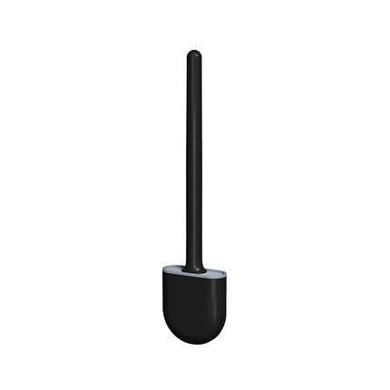 WIKHOSTAR Breathable Toilet Brush Holder with Silicone Bristles Non-Slip Water Leak Proof Long Handle Wc Toilet Cleaning Brush by zapcart