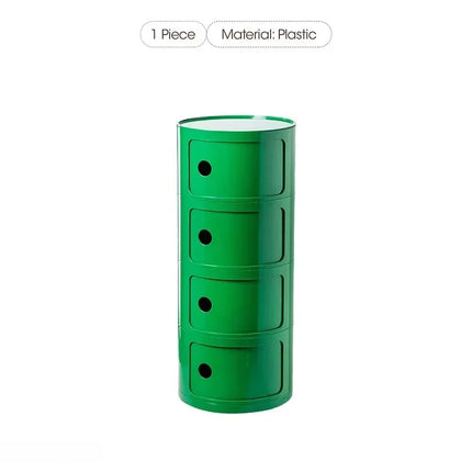 Plastic Bedroom Bedside Cabinets Nordic Round Simple Nightstands Creative Mini Small Night Stand Table De Chevet Home Furniture by zapcart