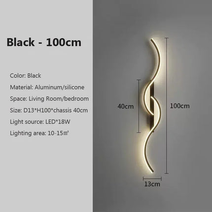 Modern LED Wall Lamp for Living Dining Room Bedroom Bedside Wall Lights Home Decoration LED Wall Sconce Interior Fixture Luster by zapcart