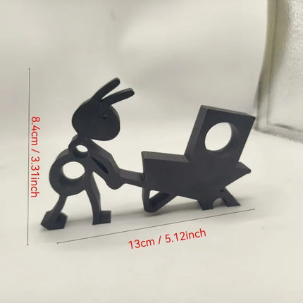 1pc Cute Funny Black Ant Shape Toilet Paper Holder 3D Printed Toilet Paper Holder Bathroom Decor by zapcart