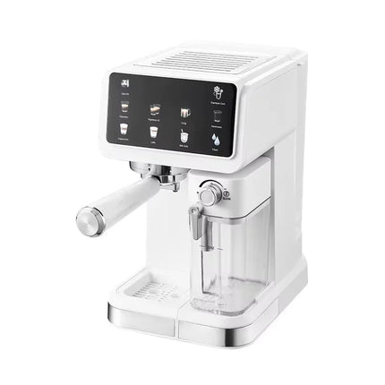 220V Touch Screen Coffee Machine for Home 20Bar Espresso Maker with Milk Frother Automatic Coffee Brewer Energy Saving by zapcart