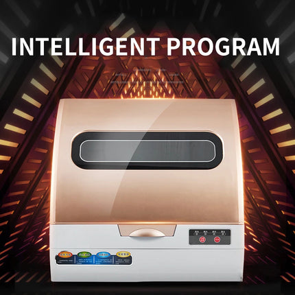 800W Dishwasher Home Desktop Fully Automatic Sterilization and Cleaning Integrated Mini Dishwasher 220V 50Hz by zapcart