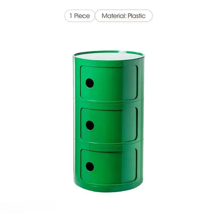 Plastic Bedroom Bedside Cabinets Nordic Round Simple Nightstands Creative Mini Small Night Stand Table De Chevet Home Furniture by zapcart