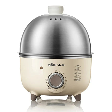360W Electric Egg Boiler Breakfast Machine Multicooker Steamer Automatic Egg Cookers Home Egg Custard Steaming Cooker with Timer by zapcart