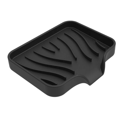 Silicone Soap Dish for Bathroom Self Draining Soap Bar Holder Kitchen Sink Soap Dish Sponge Drain Pad Countertop Soap Dispenser by zapcart