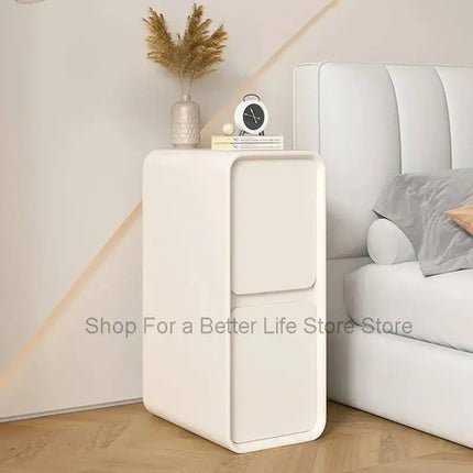 Wood Modern Bedside Tables Bedroom Small Dressing Storage Bedside Cabinet Living Room Corner Table De Chevet Home Furniture by zapcart