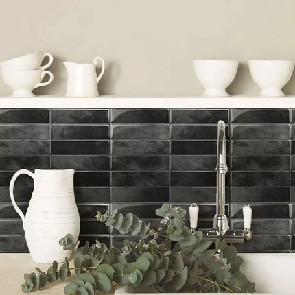Waterproof Self Adhesive Tile Wall Stickers Oil-proof Moisture-proof Wall Decal Anti Fouling Heat-resistant Wallpaper by zapcart