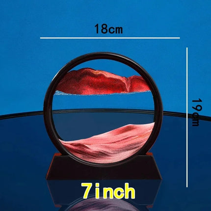 3D Sand Art Hourglass – Moving Quicksand Decoration for Home & Office by zapcart
