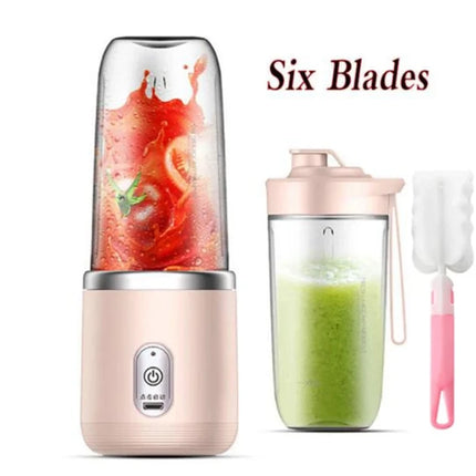 Fruit Mixers Juicers Portable Electric Juicer Blender Fruit Juicer Cup Food Milkshake Juices Maker Household Kitchen Tools by zapcart