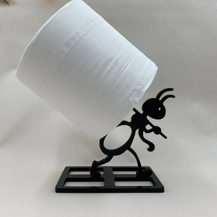 1pc Cute Funny Black Ant Shape Toilet Paper Holder 3D Printed Toilet Paper Holder Bathroom Decor by zapcart