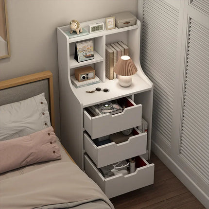 Bedside Table Simple Modern Simple Bedroom Small Bedside Rack Floor-to-ceiling Household Storage Small Cabinet Locker by zapcart