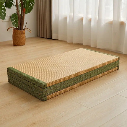 Japanese Tatami Floor Mat Foldable Coconut Fiber Mattress for Sleeping Portable Futon for Dormitory Breathable Summer Mattresses by zapcart