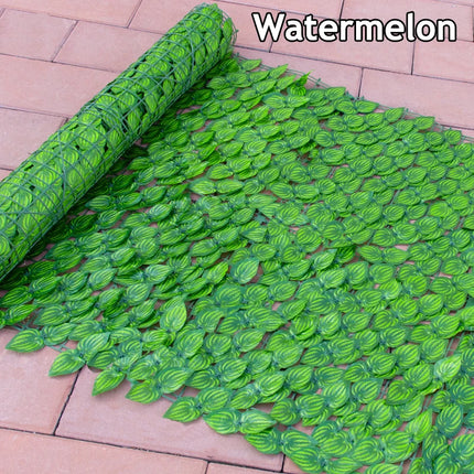 Artificial Ivy Hedge Panels – Faux Green Leaf Privacy Fence for Garden 50x100cm by zapcart