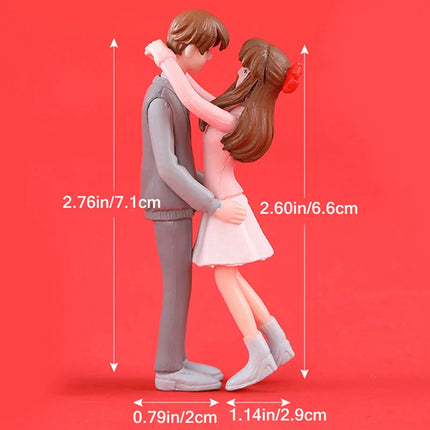Hign-concerned Miniature Couple Figurines Wedding Gift by zapcart
