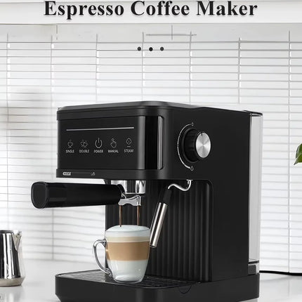 Home Coffee Machine 20Bar Pump Pressure Energy Saving Self-Cleaning Portable Small Coffee Grinder Machine for Home Office by zapcart