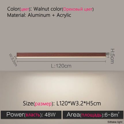 TES Long Strip Ceiling Light Office Surface Mounted LED by zapcart