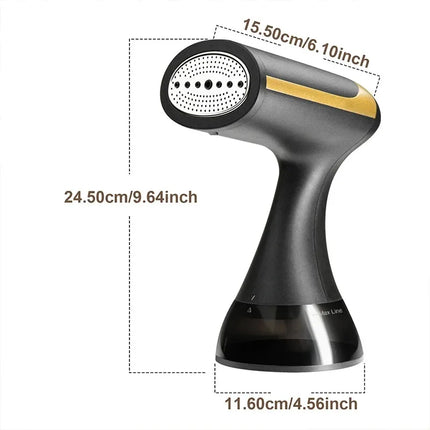 1500W Handheld Steam Iron Fast-Heat Garment Steamer Foldable Ironing Machine Household Electric Fabric Steamer for Home Travel by zapcart