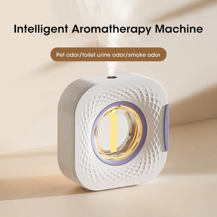 USB Smart Aromatherapy Diffuser Desktop Air Purifier with Display for Home Car Bathroom Deodorization Shangri-La by zapcart