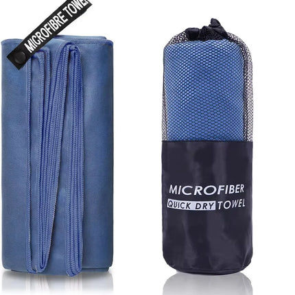 Quick Dry Beach Towel, Microfiber Travel Towel,Fast Drying Towel Set for Camping, Beach, Gym, Sports, Bath by zapcart