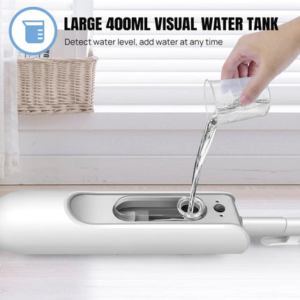 DayPlus Steam Mop & Detachable Steam Cleaner, 1500W Powerful Floor Steamer for Carpet Laminate Hardwood Grout Tile Marble, 400ml by zapcart