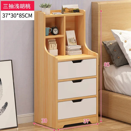 Bedside Table Simple Modern Simple Bedroom Small Bedside Rack Floor-to-ceiling Household Storage Small Cabinet Locker by zapcart