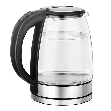 2L Larger Capacity Electric Kettle 220V Glass Tea Kettle Home Kitchen Water Heater EU/UK Plug Water Boiler by zapcart