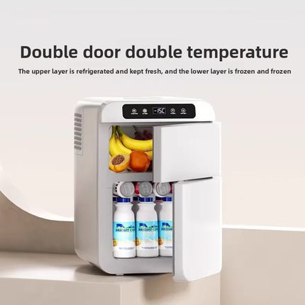2025 New Dual Temperature Refrigerator, Separate Controls for Freezer/Fridge, Low Noise Apartment S1ize Dual Cooling Fridge by zapcart
