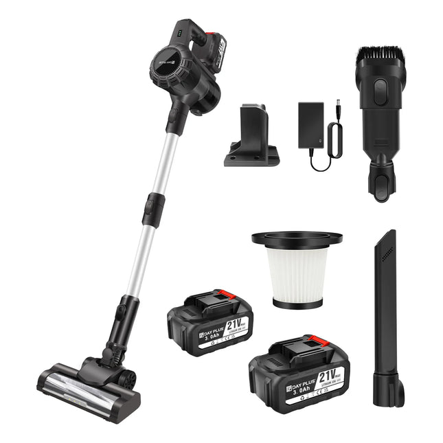 DayPlus 3 IN 1 Cordless Vacuum Cleaner 3800W Hoover Upright Lightweight Handheld Bagless Stick Vacuum Cleaner Brushless 30KPA by zapcart