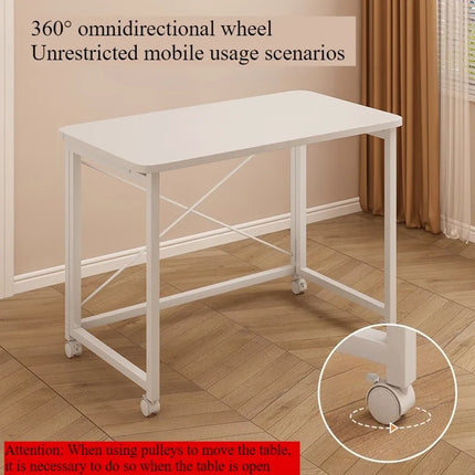 Folding computer desk desk removable table home student study table bedroom bedside table writing table desk by zapcart