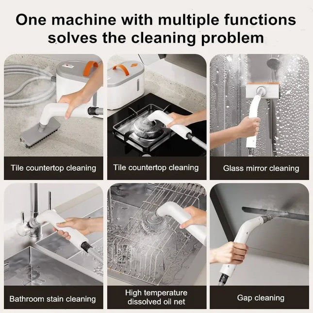 TINSOL New Handheld High Temperature Steam Cleaner Kitchen Hood Cleaner for Deep Cleaning and Sanitising Electric Steam Cleaner by zapcart