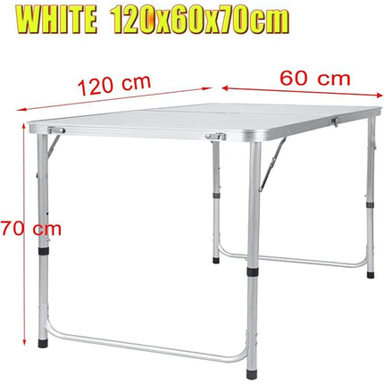 Folding Picnic Table Outdoor,Folding computer table for Homework Compact Handy Camping Table Garden Party BBQ,Multi-Purpose by zapcart