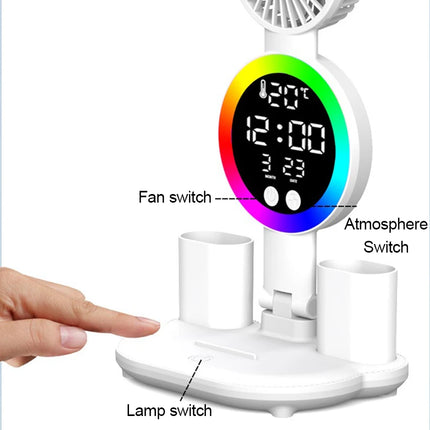 Feimefeiyou Rechargeable LED Desk Lamp for Students Reading by zapcart