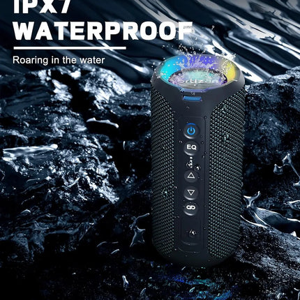 Ortizan Outdoor 40W Bluetooth Speaker Enhanced Bass IPX7 by zapcart