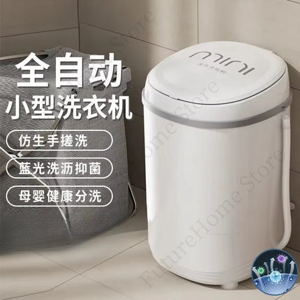 Large capacity semi-automatic washing machine small home dormitory children baby underwear by zapcart