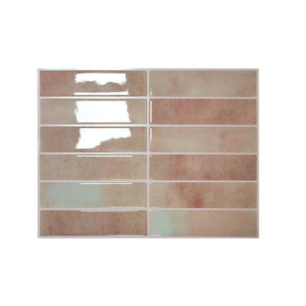 Waterproof Self Adhesive Tile Wall Stickers Oil-proof Moisture-proof Wall Decal Anti Fouling Heat-resistant Wallpaper by zapcart