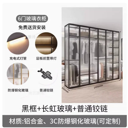Living Room Bedroom Closet Storage Clothes Cupboard System Wardrobe Display Modern Minimalist Guarda Roupa Trendy Furniture by zapcart