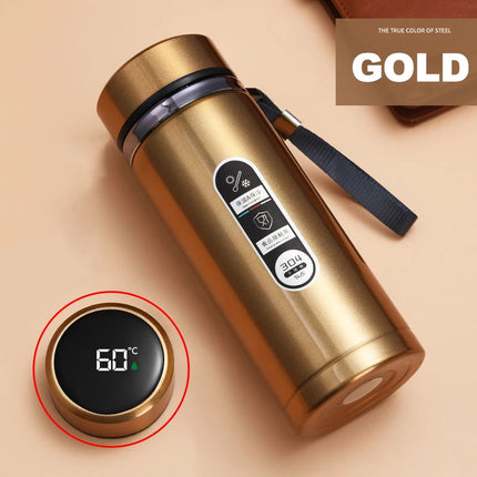 500ML-1Liter Stainless Steel Thermos Bottle with LED Temperature Display Sus304 Tea Water Bottle Vacuum Flask Portable Cups by zapcart