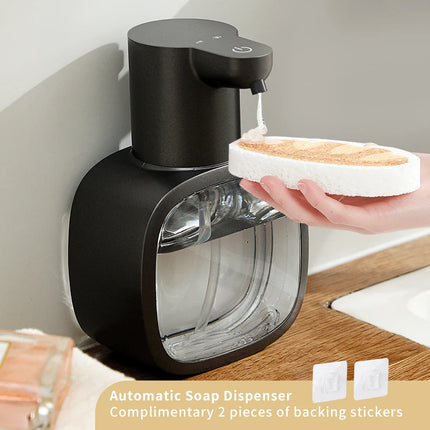 New Wall Mounted Automatic Soap Dispenser Foam Smart Hand Washing Machine 500ml Liquid Rechargeable Bathroom Induction Sensor by zapcart