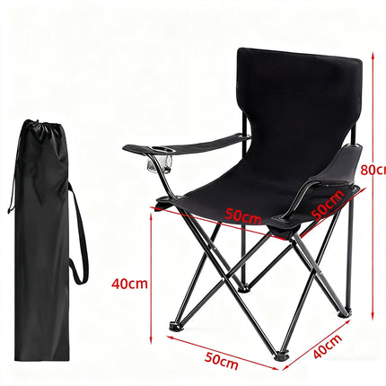 Folding Camping Chairs Fishing Chair Beach Terrace Furniture Portable Armchair Outdoor Travel Foldable Lightweight by zapcart