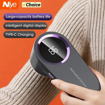 Lint Remover for Clothing LED Digital Electric Pellet Fluff Remover USB Rechargeable Fuzz Fabric Shaver Sweater Dropshipping by zapcart